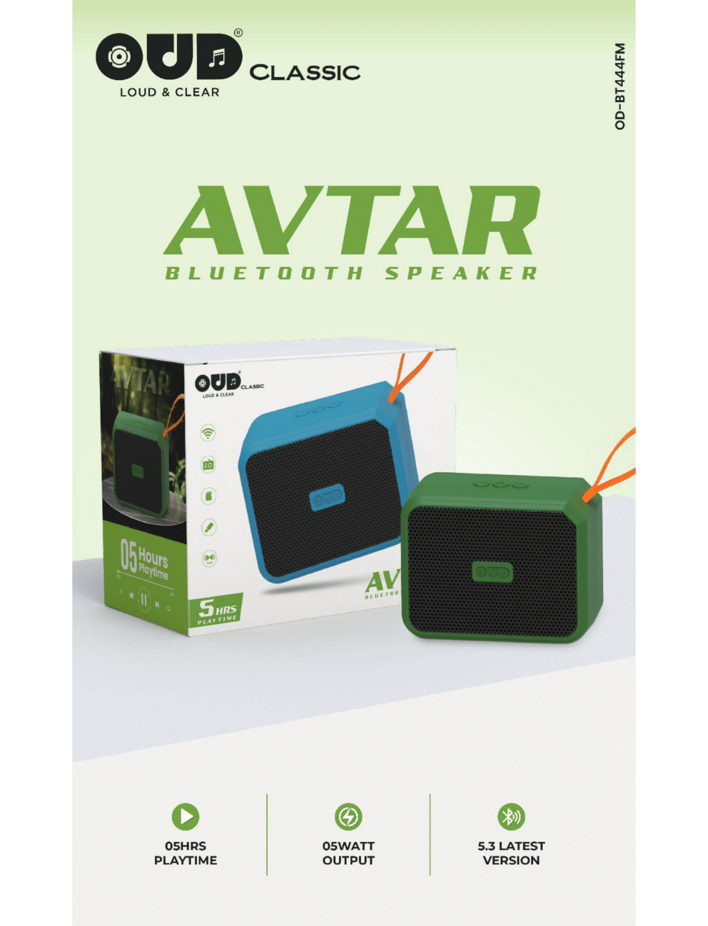 OUD Classic Bluetooth Speaker AVTAR