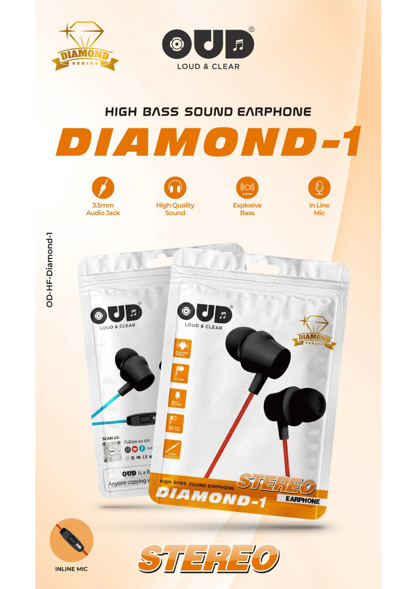 OUD DIAMOND-1 Headphone