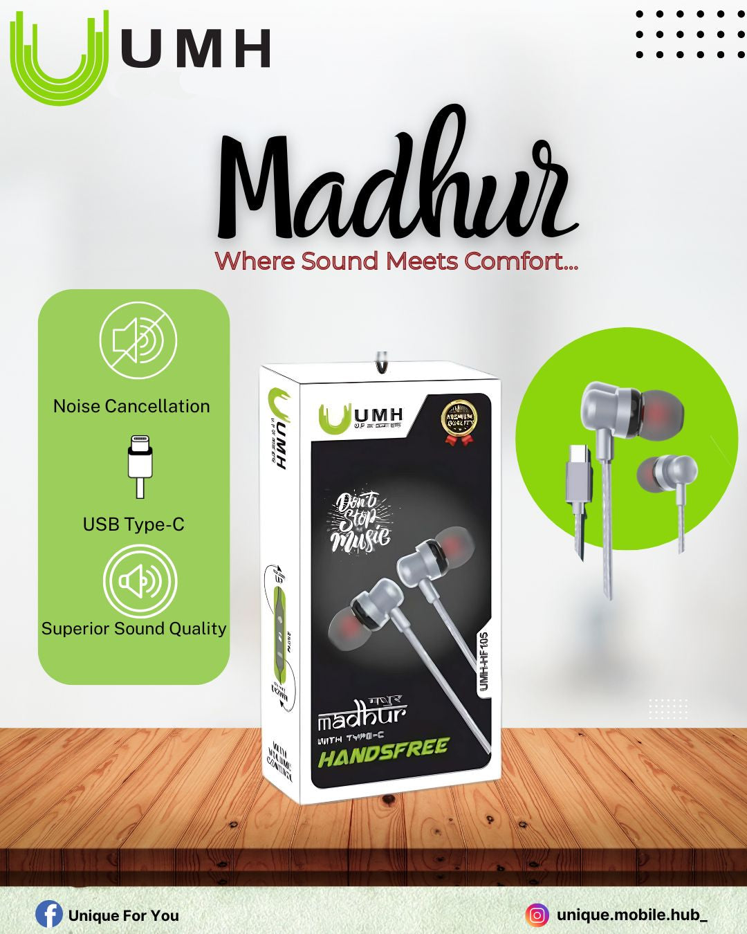 UMH Headphone MADHUR