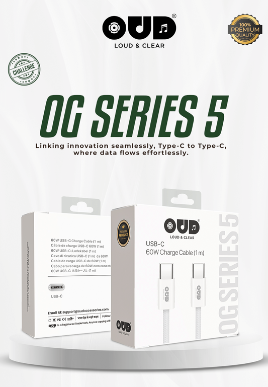 OUD Challenge Data Cable OG SERIES 5 C-TO-C