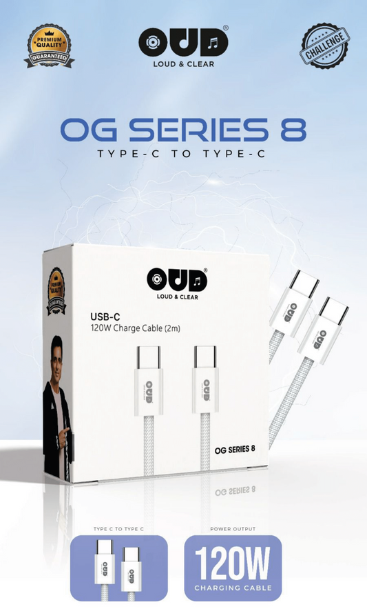 OUD Challenge Data Cable OG SERIES 8 C-TO-C