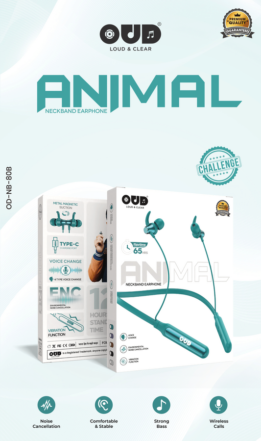 OUD Challenge Neckband ANIMAL