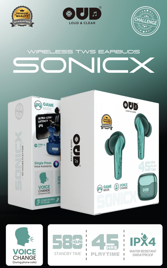 OUD Challenge Earbuds SONICX