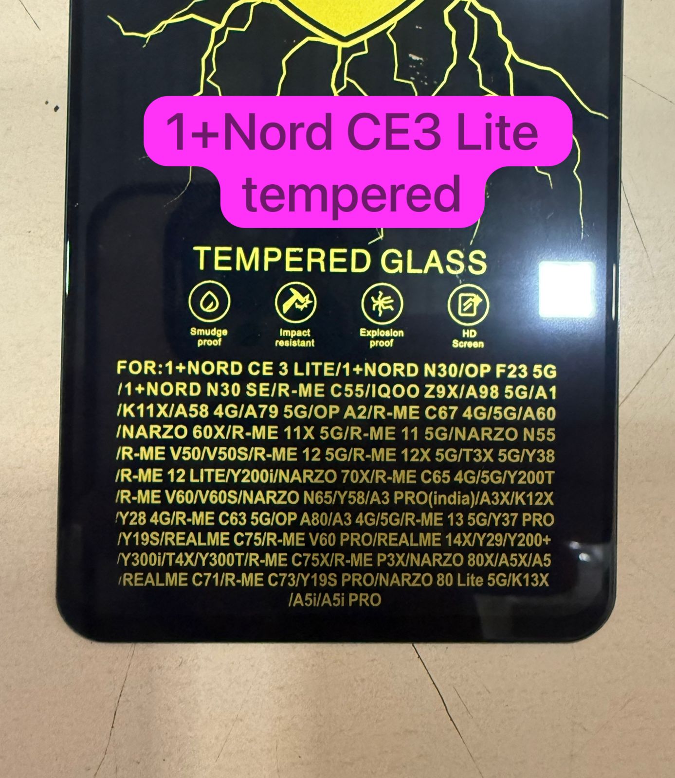Tempered Glass ESD REALME