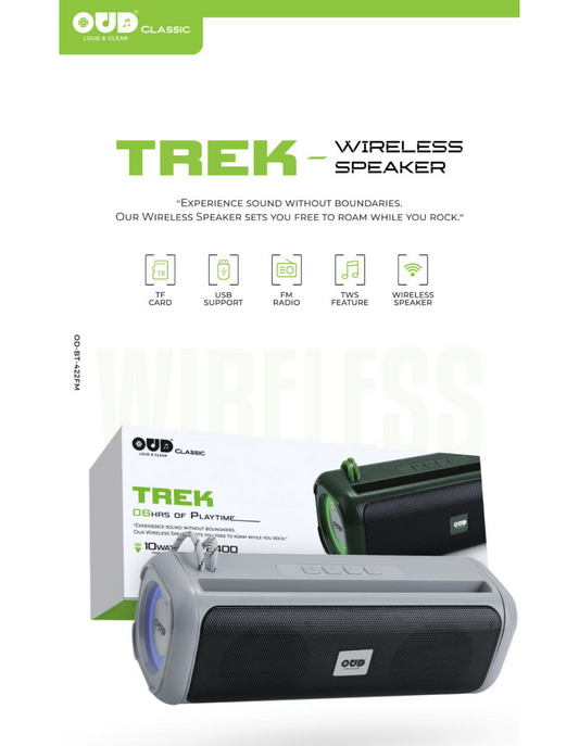 OUD Classic Bluetooth Speaker TREK
