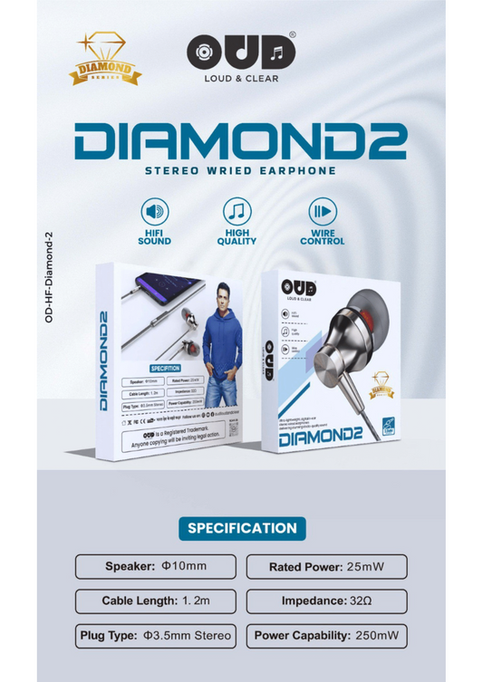 OUD DIAMOND-2 Headphone