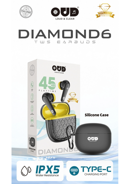OUD Challenge DIAMOND-6 Earbuds
