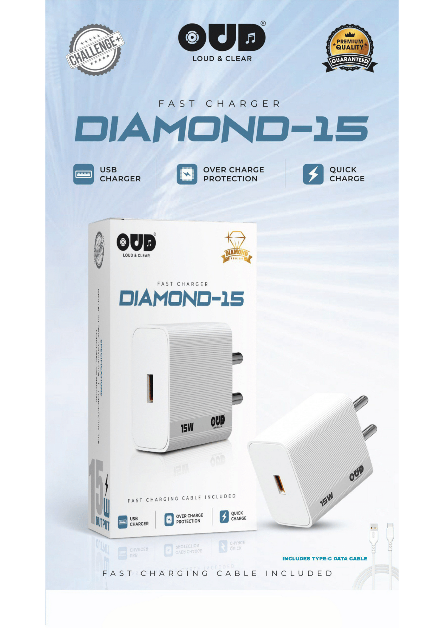 OUD Challenge DIAMOND-15 Charger