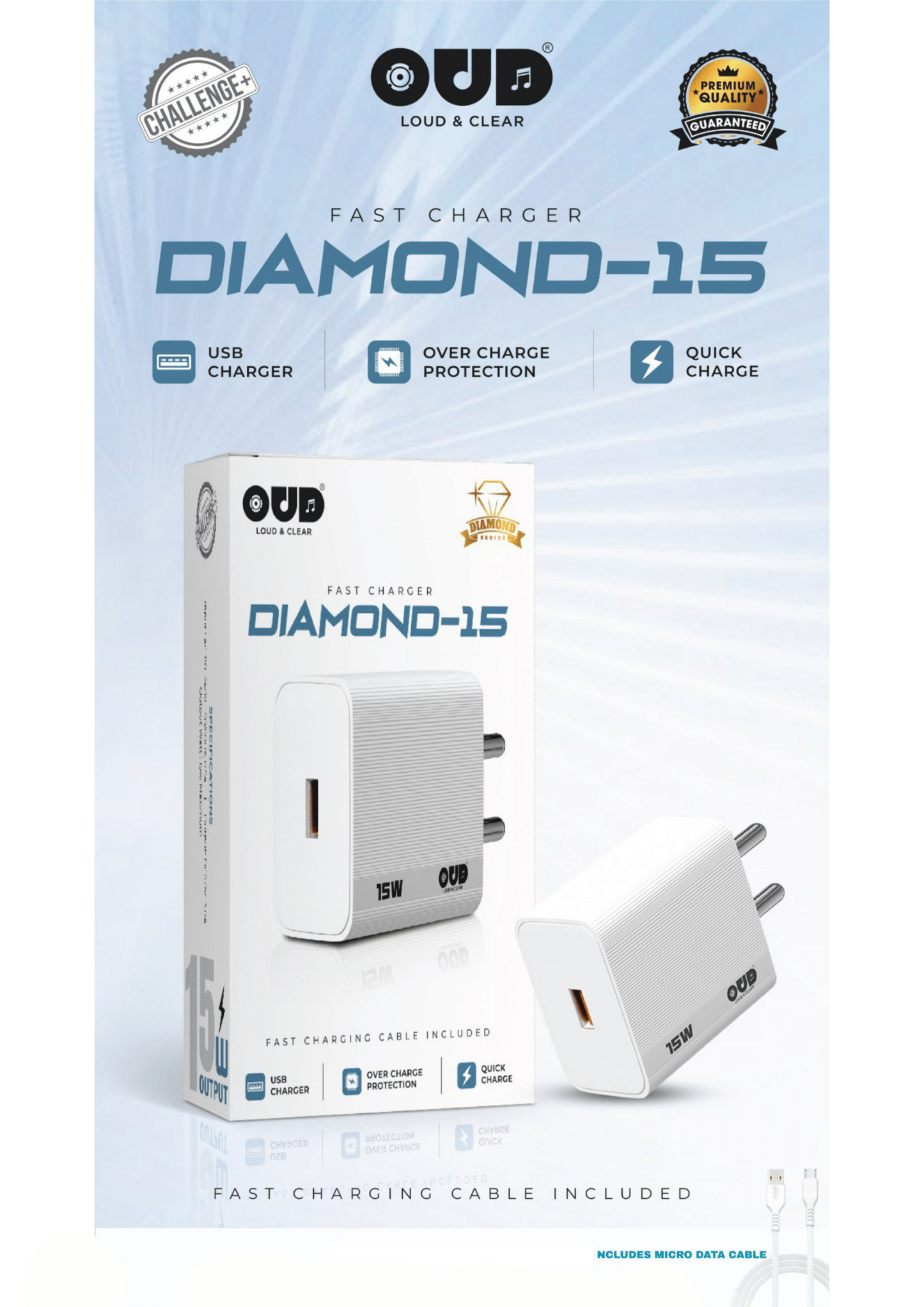 OUD Challenge DIAMOND-15 Charger