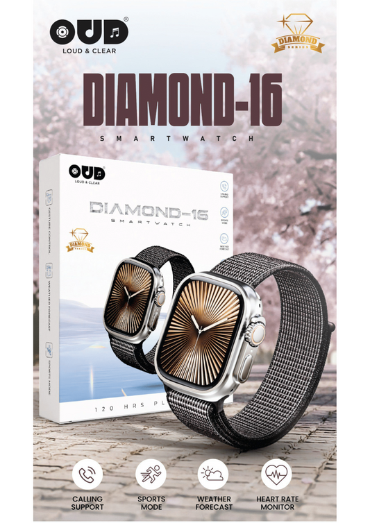 OUD DIAMOND-16 Smart Watch
