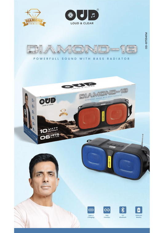 OUD DIAMOND-18 Bluetooth Speaker