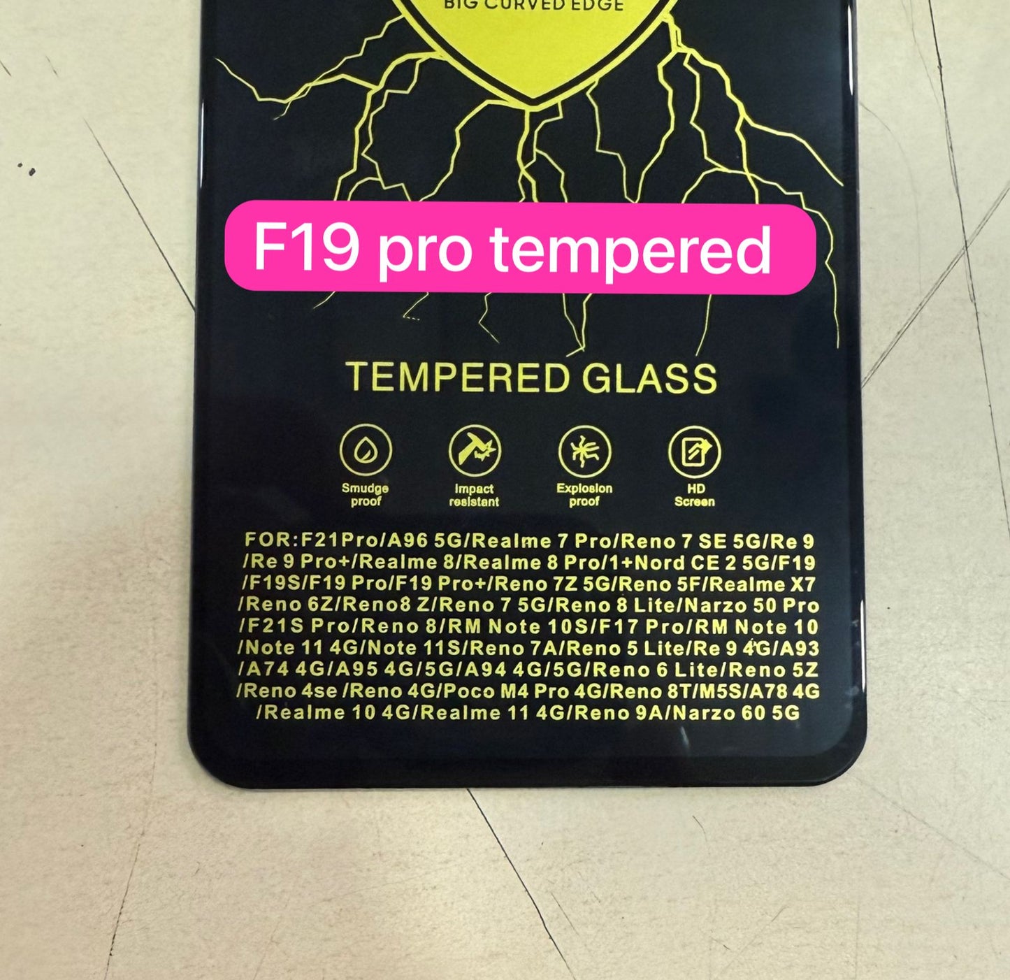 Tempered Glass ESD REALME