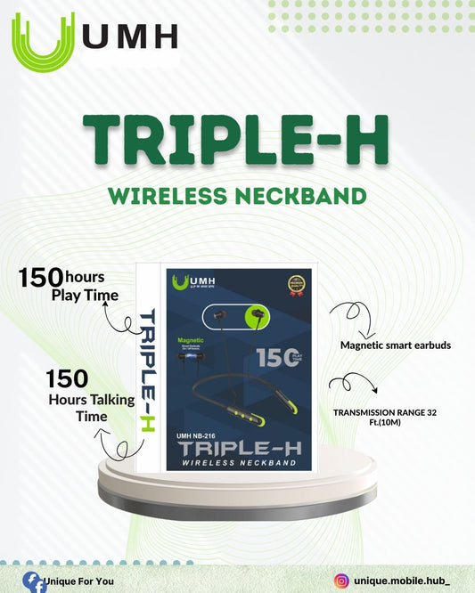 UMH Neckband TRIPLE H