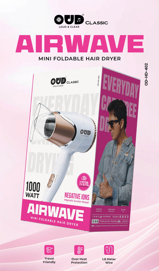 OUD Classic Hair Dryer AIRWAVE