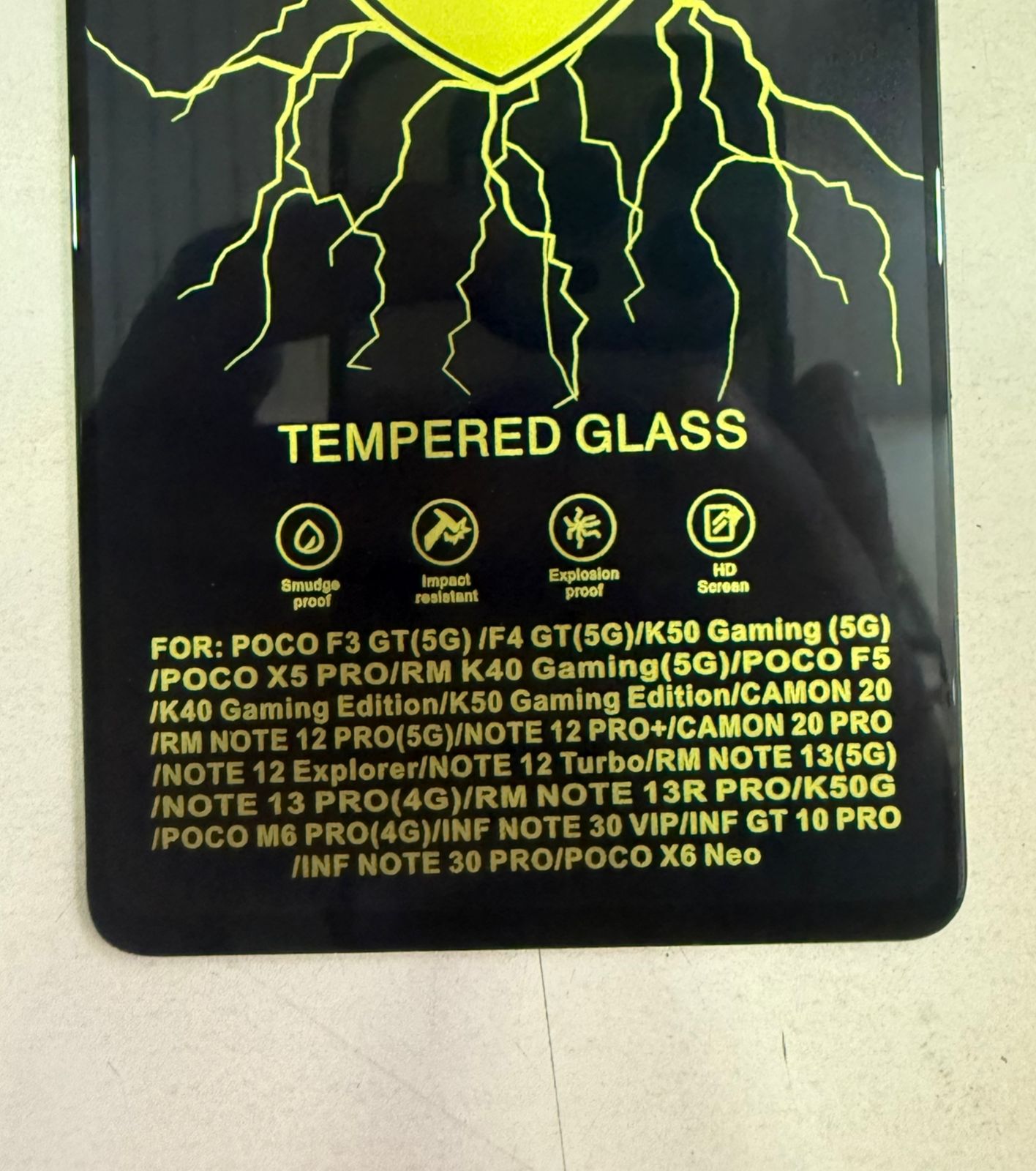 Tempered Glass ESD POCO