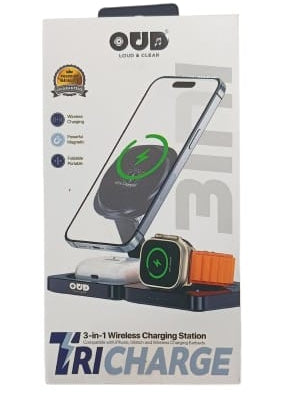 OUD Challenge wireless Charger 3in1 TRICHARGE