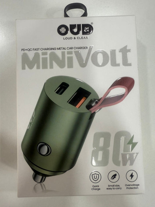 OUD PD Metal Car Charger MINIVOLT 80W