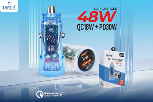 TAPTIX 30W PD Car Charger