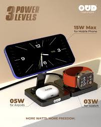 OUD Challenge wireless Charger 3in1 TRICHARGE